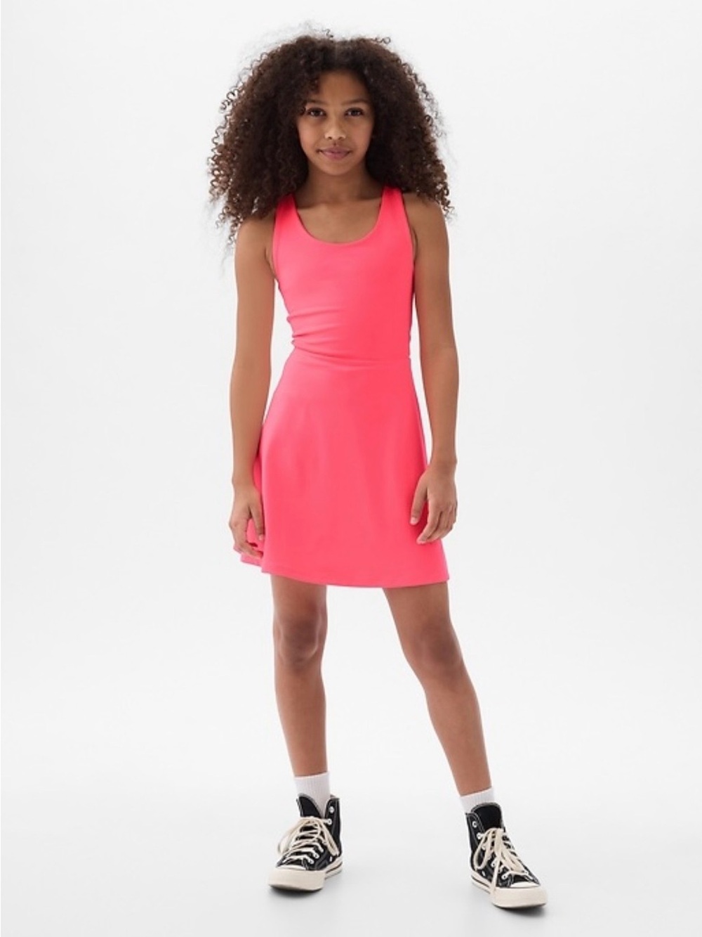 GAP Kids Neon Hot Pink Tank Dress